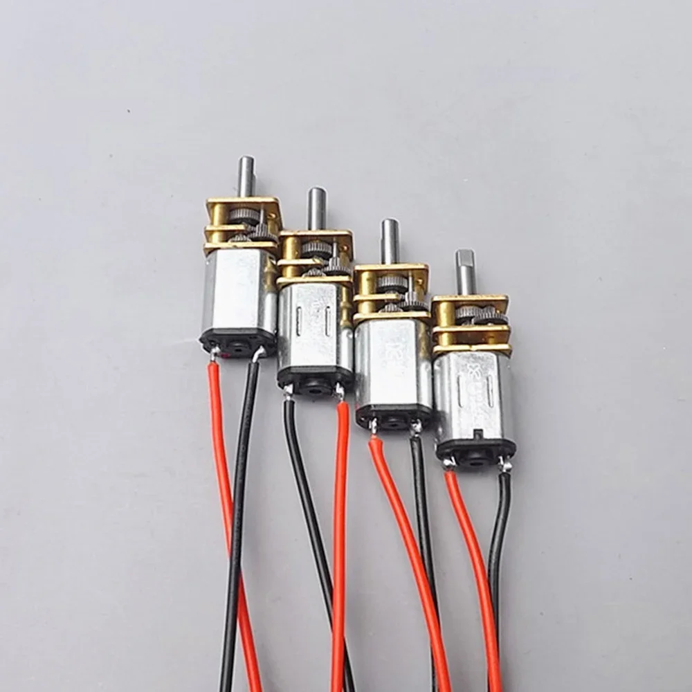 Micro N20 мотор-редуктор постоянного тока 3 В-9 В 36 об/мин-108 об/мин медленная скорость с