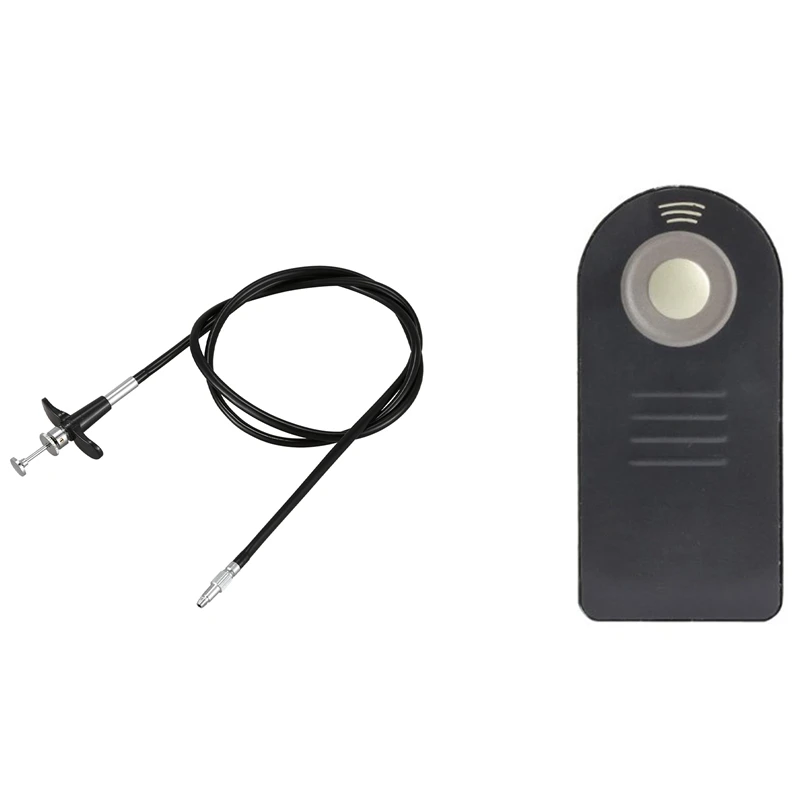 

1 шт. кабель дистанционного управления затвором камеры и 1 шт. Черный пульт дистанционного управления IR Инфракрасный пульт дистанционного у...