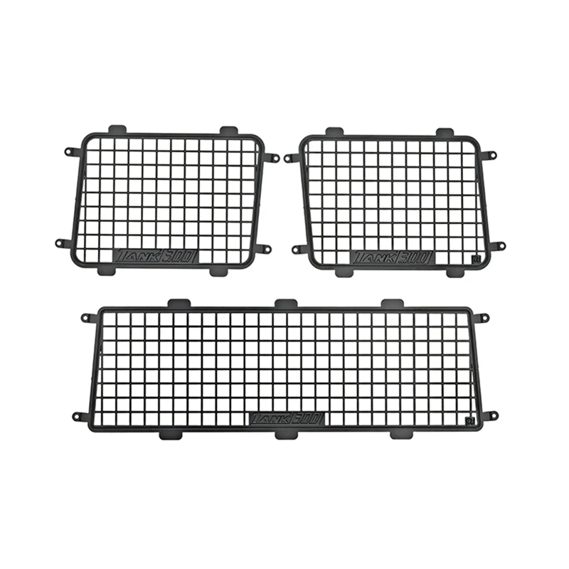

Metal Side Rear Stereoscopic Window Mesh Protective Net For Traction Hobby KM TANK 300 1/8 RC Crawler Car Upgrade Parts