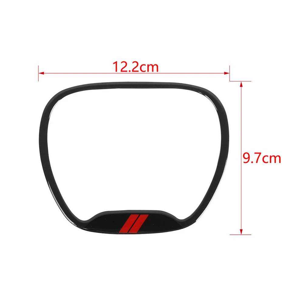 

Car Steering Wheel Center Ring Cover Replacement Trim 2015+ ABS Accessories