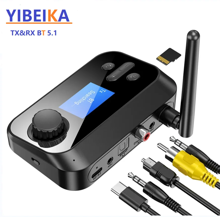 

Приемник-передатчик 6 в 1 с поддержкой Bluetooth 5,1 и штекером AUX 3,5 мм