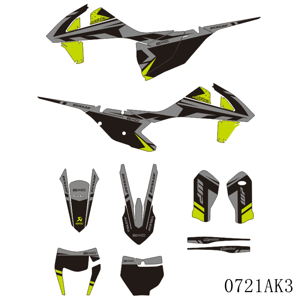 

for KTM 125 250 300 350 450 SX SXF EXC XCW 2011 2012 2013 2014 2015 2016 2017 2018 2019 Graphics Backgrounds Stickers Kit Decal