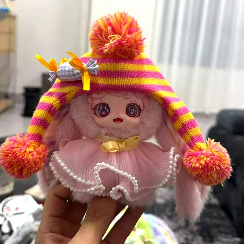 Фото MIOCO Bunny Dreamhouse Series: Коллекционные виниловые плюшевые фигурки-сюрпризы, модные игрушки-украшения, мультяшные милые куклы-подвески, подарок для девочек №3