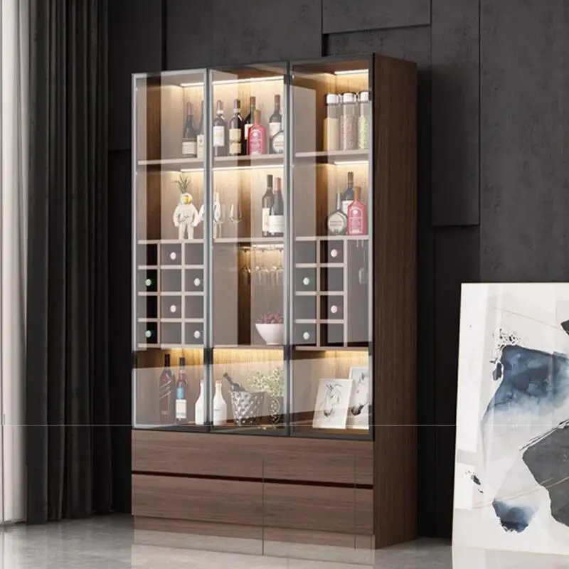 Портативный бар антикварная мебель шкаф роскошные аксессуары витрина украшение