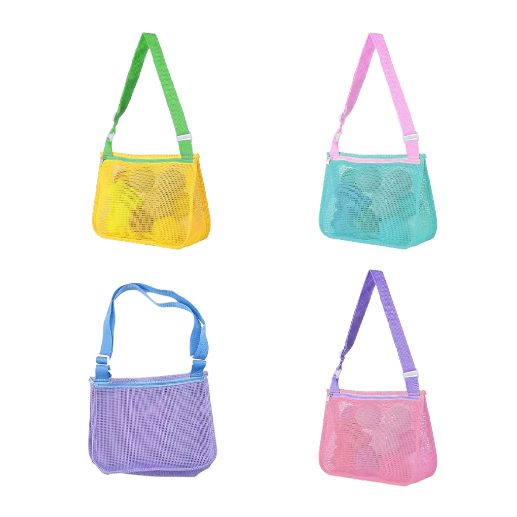 

Stay Organized And Stylish Childrens Net Bag - Smooth Zip Sealed Storage Multiple Colors To Choose