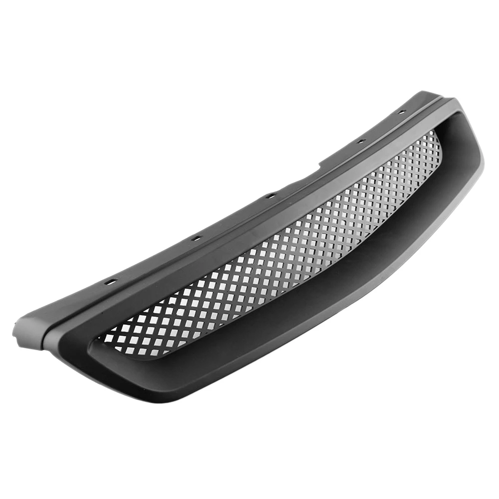 

Balck Front Engine Hood Mesh Grille Bumper Racing Grille for EK DX LX Type R