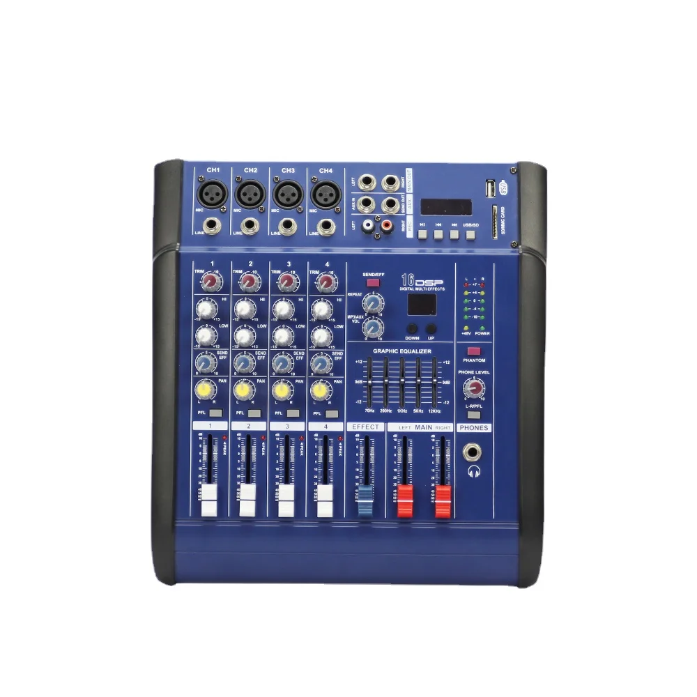 

power mixers 4/6/8/10/12 channels mixer audio digital professional sound studio