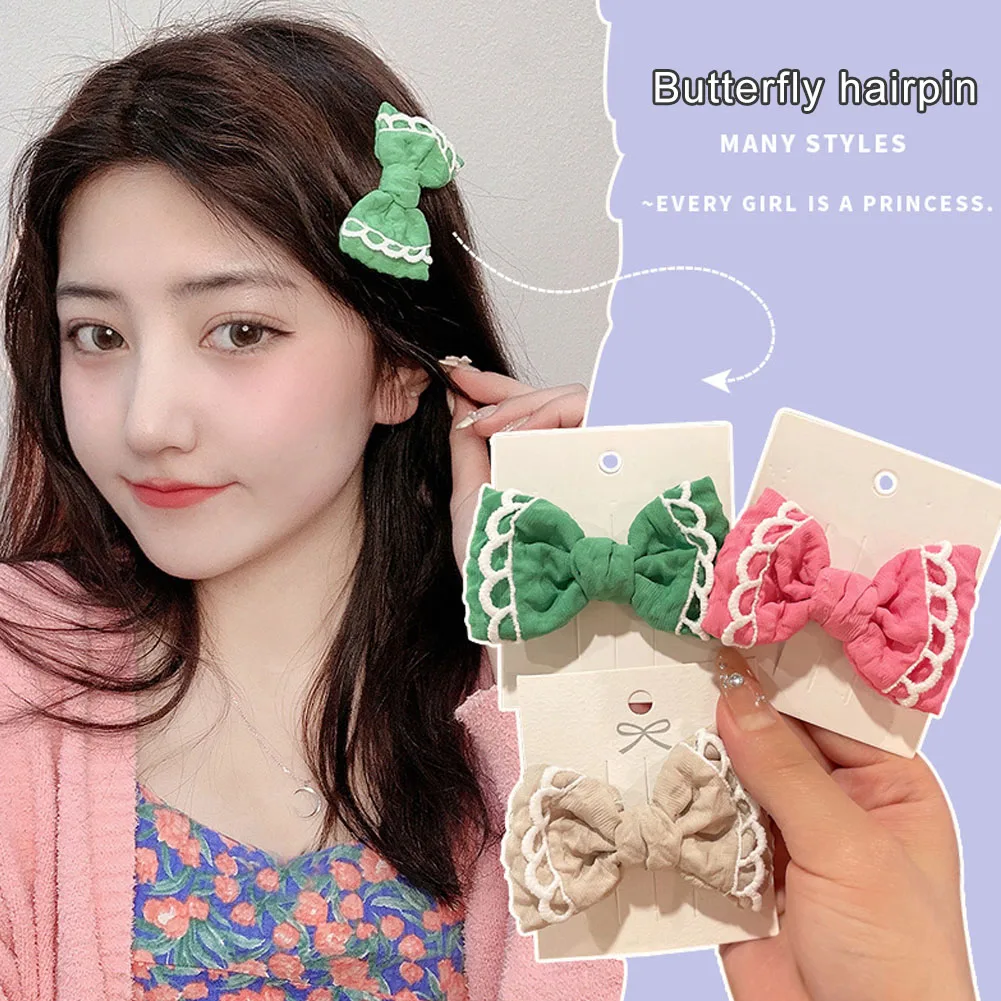 

Однотонные шпильки для волос с цветочной вышивкой, 1 шт.