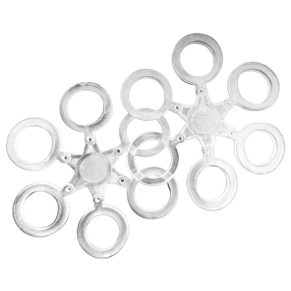 

50 Pcs Fishing Split Rings Carp Ball Elastic Bait Round Bait Ring European Fishing Granular Bait Carp Fishing Lure Accessories