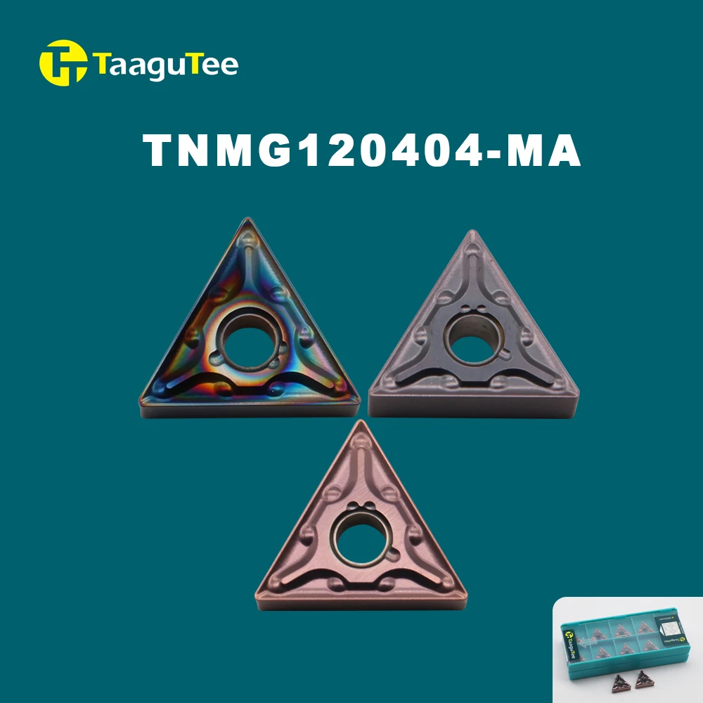 

10pcs TNMG120404 MA TT1125 / TT9030 / TT4425 Carbide Inserts Original External Turning Tool Blade CNC Lathe Cutter Tools