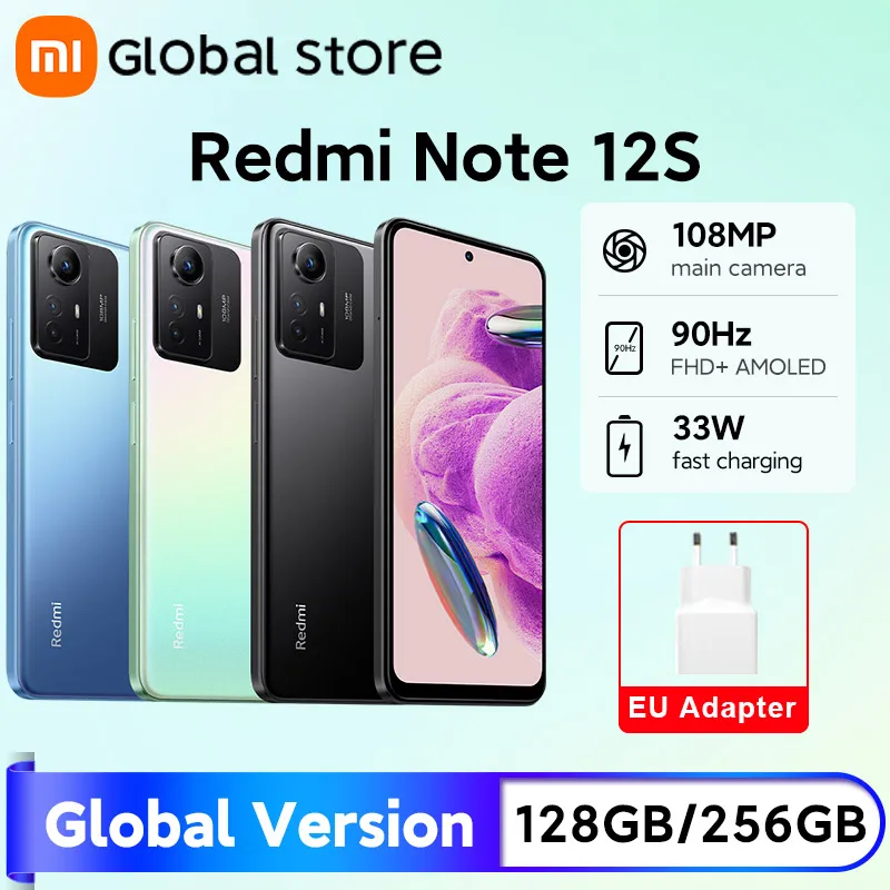 Смартфон Xiaomi redmi note 12s 6/128ГБ 8/256ГБ global