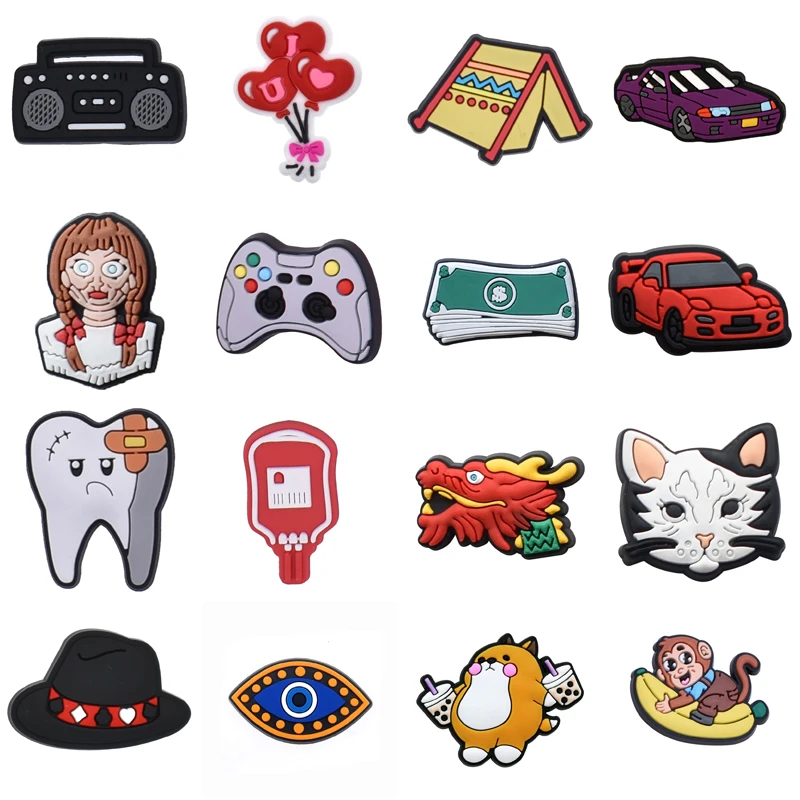 

Women Charm Shoe Charms Accessories Decorations PVC Buckle Decorations for Crocs Wholesale Bulk Gifts Pins Shoes Accessories