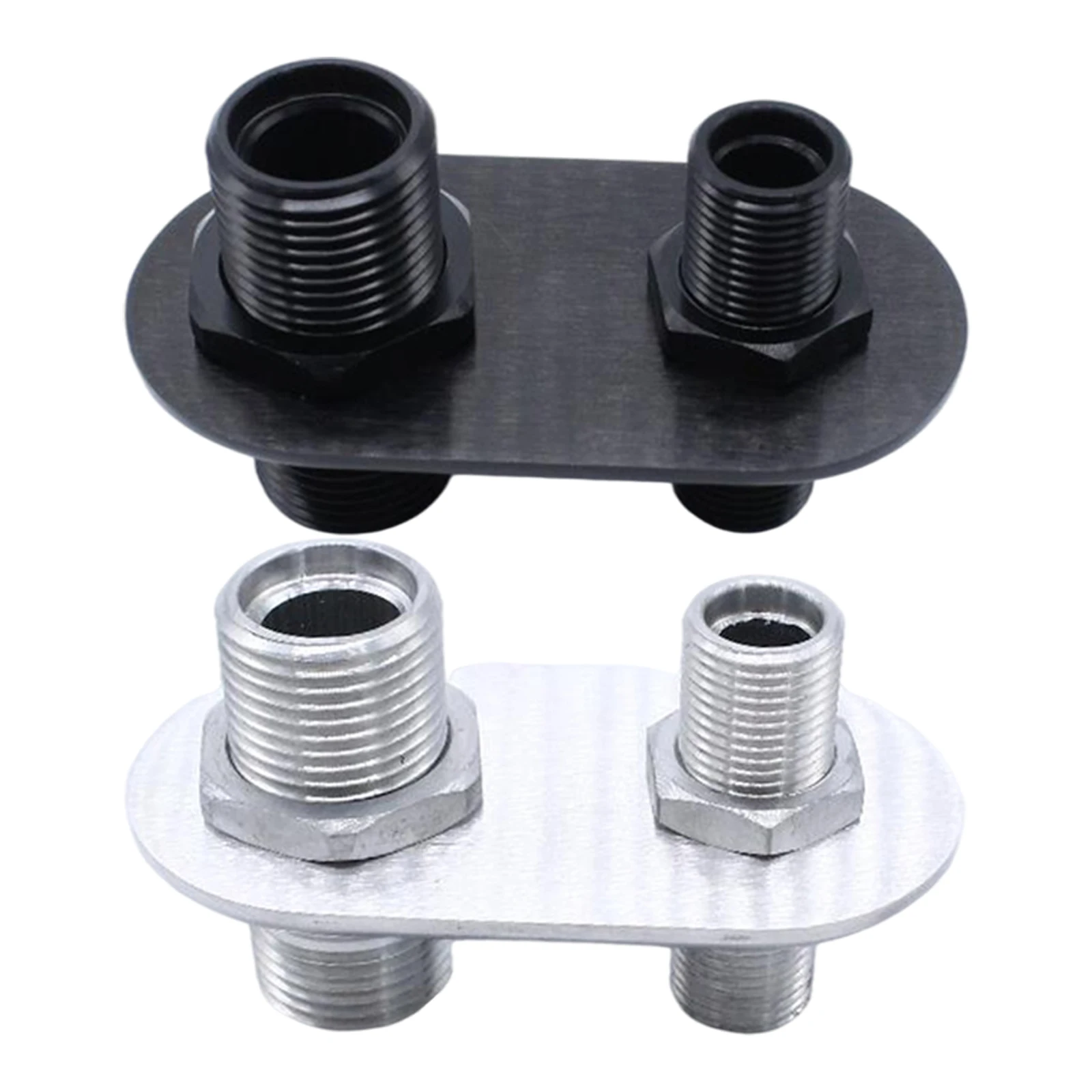 

Перегородка для кондиционера из алюминиевого сплава/2 порта нагревателя 18115 перегородка интерфейса соединитель подходит для порта шланга