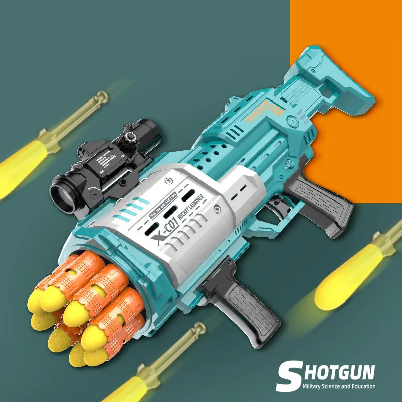 Eight Burst ролевая пусковая установка для стрельбы EVA игрушечный пистолет с мягкими