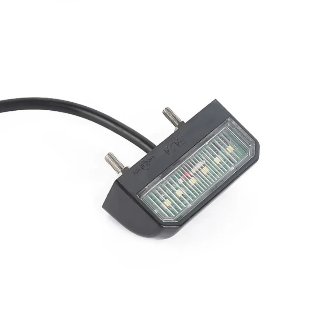 

ATVOV 1/2 шт. 6 светодиодов 12 В 24 В освещение номерного знака автомобиля номер прицепа задний фонарь водонепроницаемый лодка грузовик грузовик караваны фургон