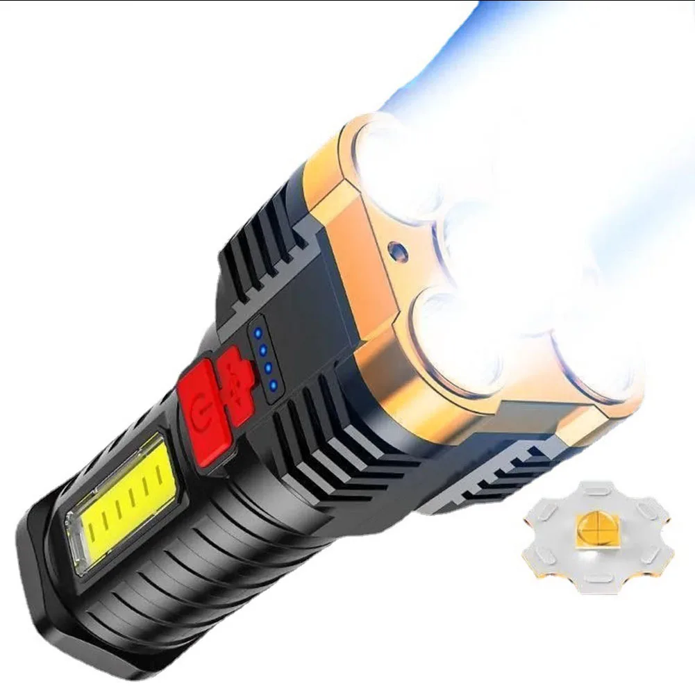 

Многофункциональная СВЕТОДИОДНАЯ сверхъяркая вспышка высокой мощности, COB босветильник, уличная портативная Бытовая USB перезаряжасветиль...