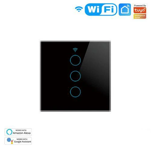 

Tuya Smart Life Home House WiFi Wireless Remote 220V Wall Switch Voice Control Touch Sensor LED Light Switches Alexa Google Home