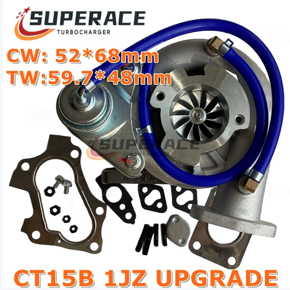 

CT15B Hybrid Turbo Upgrade 11 Blades 17201-46040 for TOYOTA Makr Chaser Cresta Tourer JZX100 1JZ Turbocharger 1720146040 Turbine