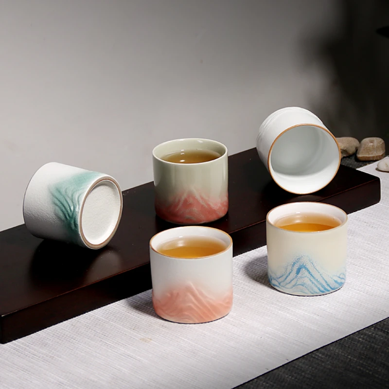 Керамическая чайная чашка дальний горный чайный набор