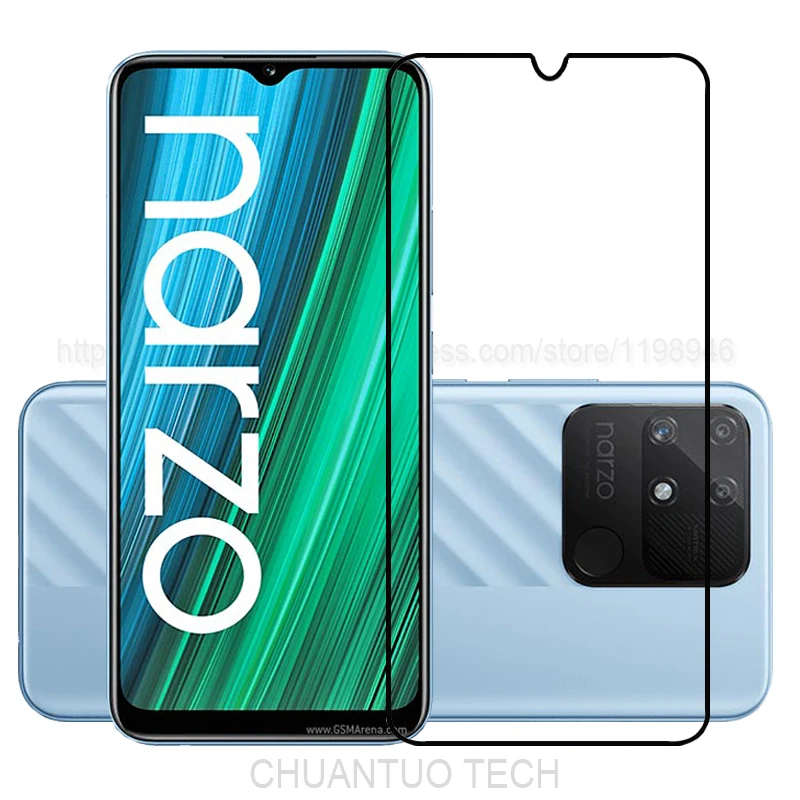 

Полная защита экрана для Realme Narzo 50A 50i/Realme Narzo 30 30A 30 5G 30 Pro 5G 30 Pro Защита от царапин Закаленное стекло
