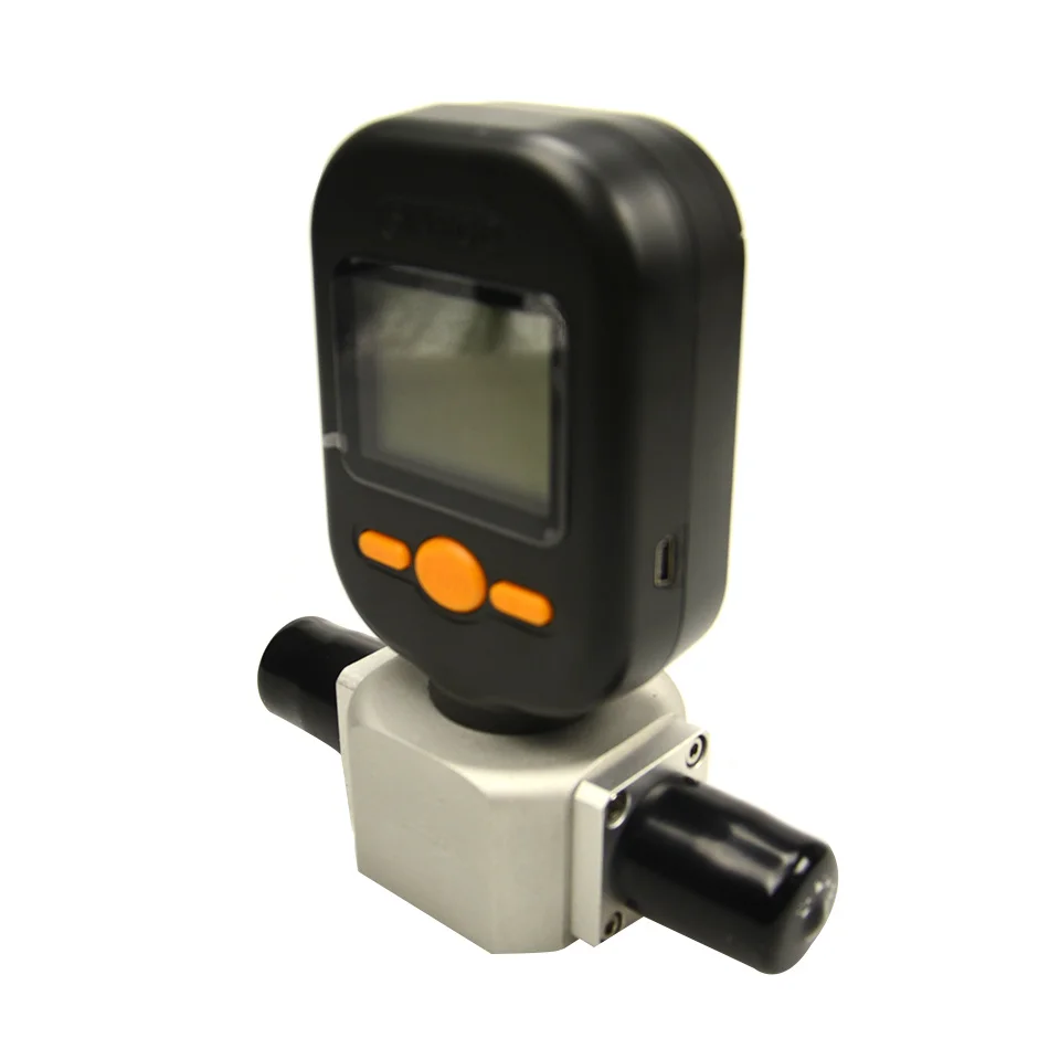 New Flow Meter Gas Air Oxygen Digital Display Nitrogen 0-200 L/Min (SLPM) MF5712 High Precision Protable Mass |