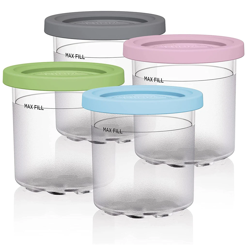 

2 шт., многоразовый Контейнер Для Хранения Мороженого, 2 шт.