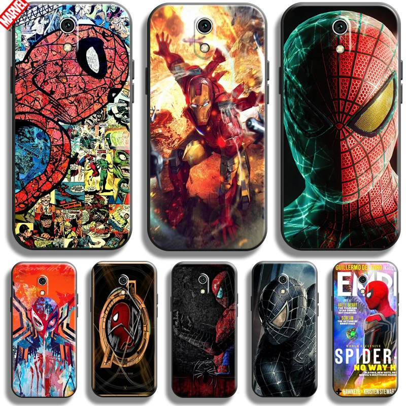 

Spiderman Marvel Avengers For Xiaomi Redmi 8A Phone Case 6.22 Inch Soft Silicon Funda Cover Black Coque Comics Thor