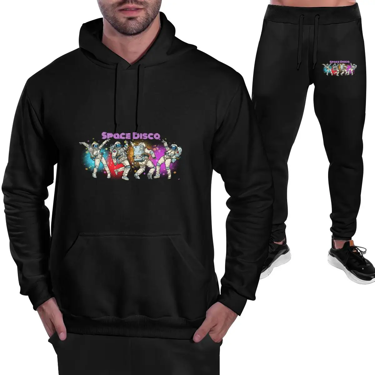 

nasaing astronaut loose hoodie sweatshirt plus fleece male trendy pullover shirt tide space x man hoodies harajuku 3XL