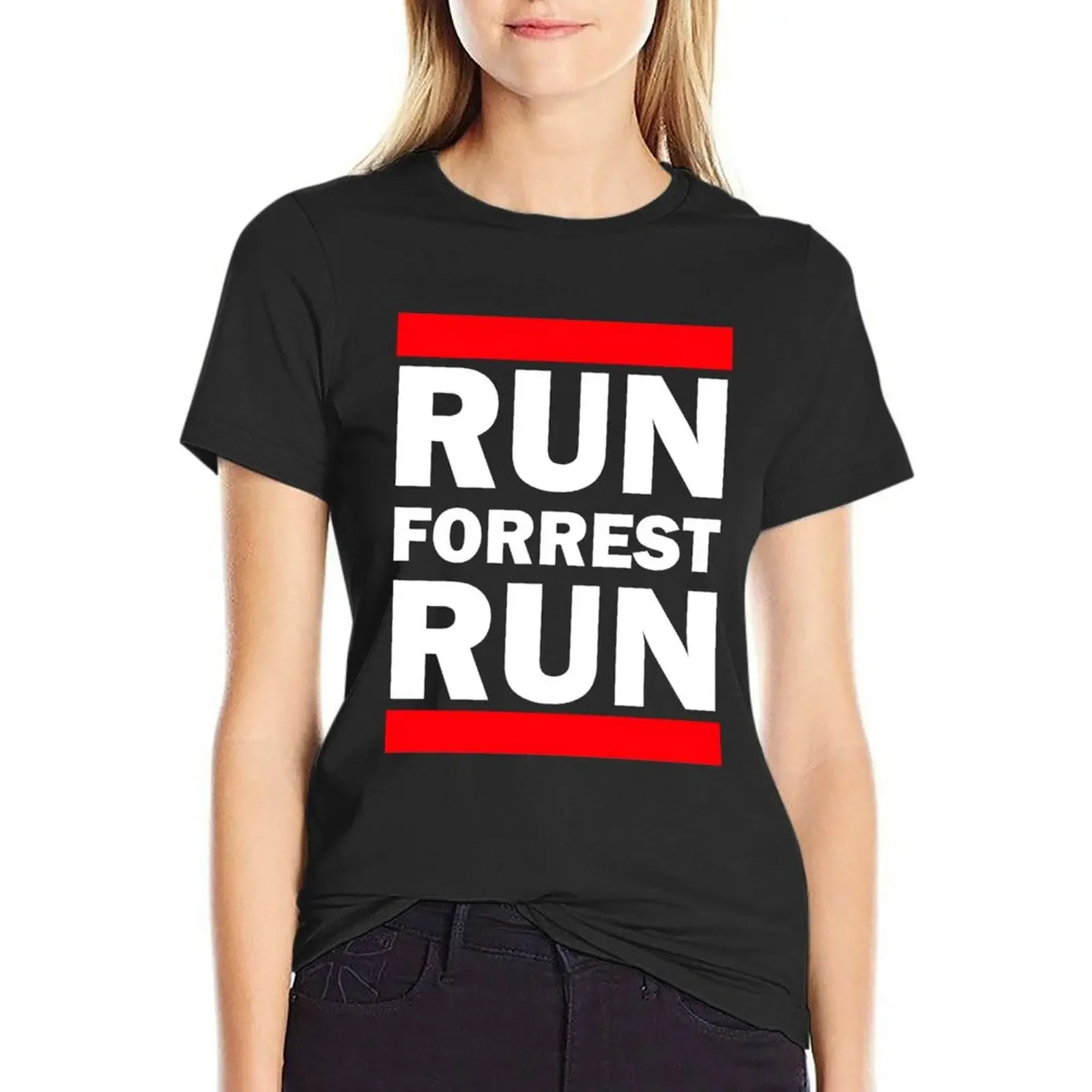 Бегайте Форрест бегайте! Футболка для карикатуры Forrest Gump кавайная одежда летняя