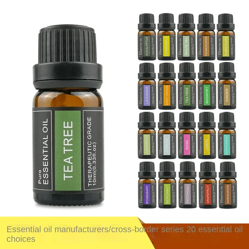 10ml Pure Plant Aromatherapy Essential Massage Oil Humidifier Diffuser Candle Making Air Freshener DIY Perfume