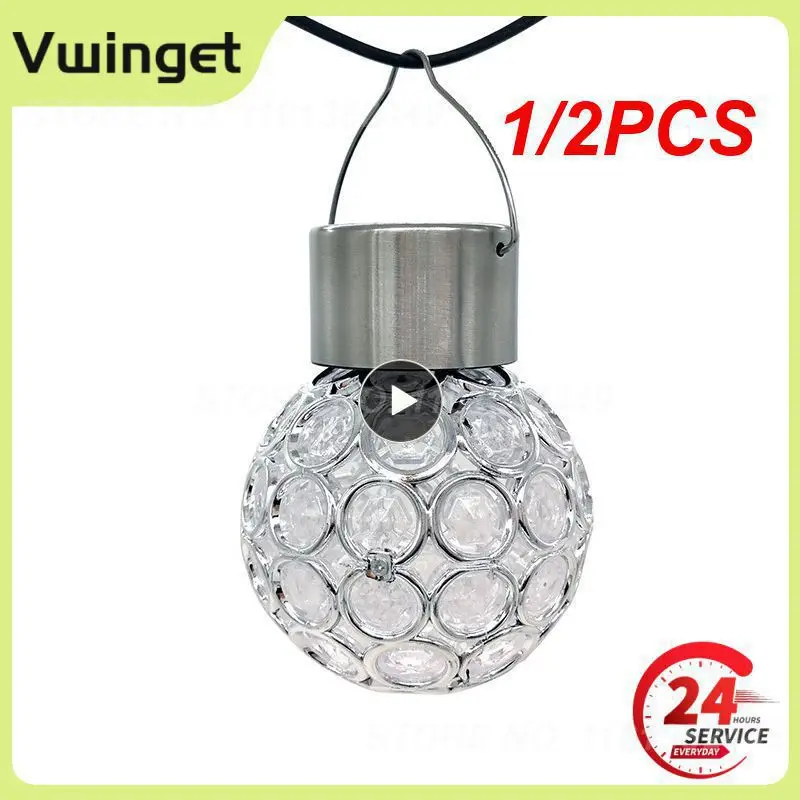 

1/2 шт., водонепроницаемый светильник на солнечной батарее