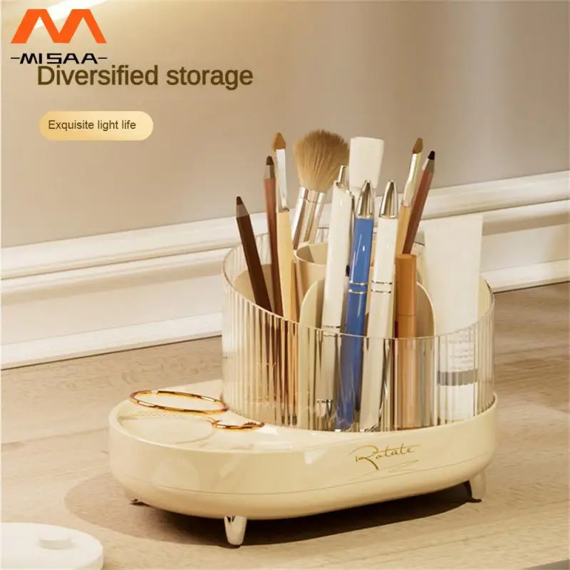 

Desktop Storage Box Living Room Desktop Division Stationery Rotatable Storage Supplies Best Seller Finishing Box Creative Office