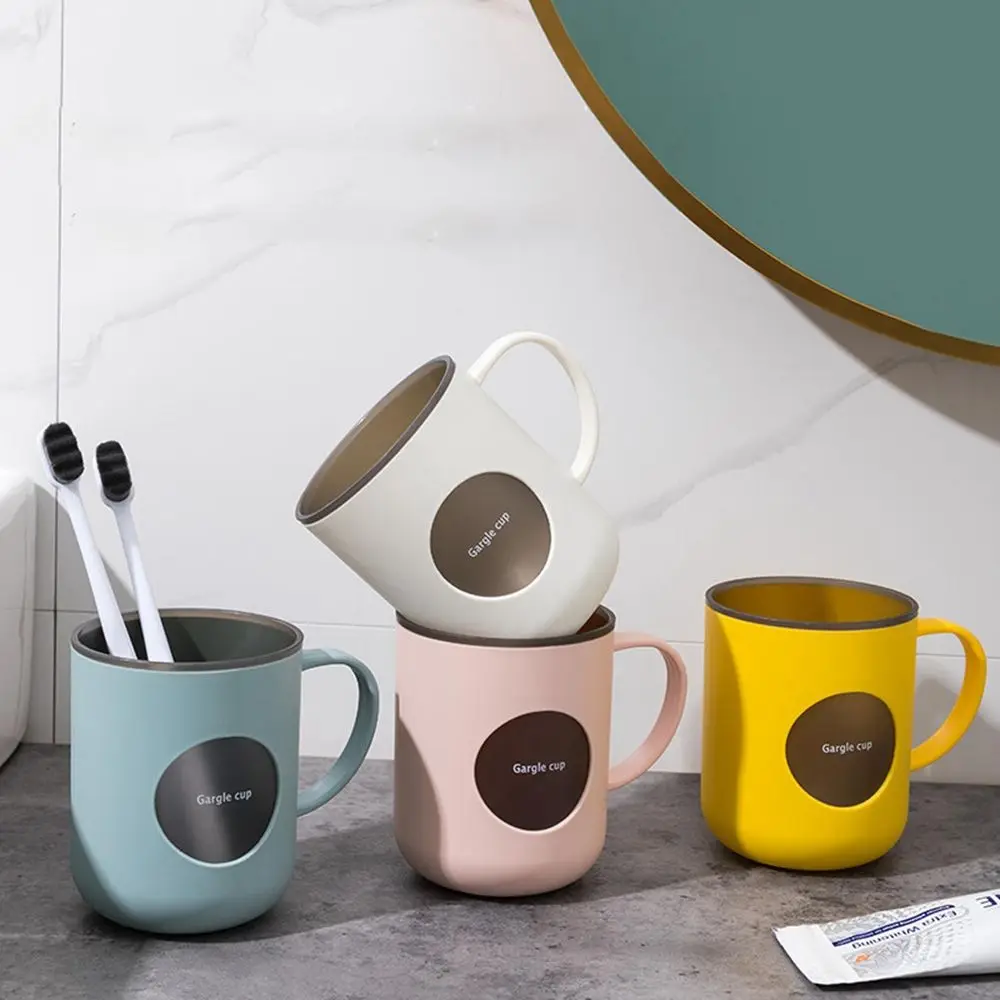

Solid Color Home Toothbrush Holder Drinkware Tools Toothbrush Cups Water Mug Gargle Cup Mouthwash Cup Bathroom Supplies
