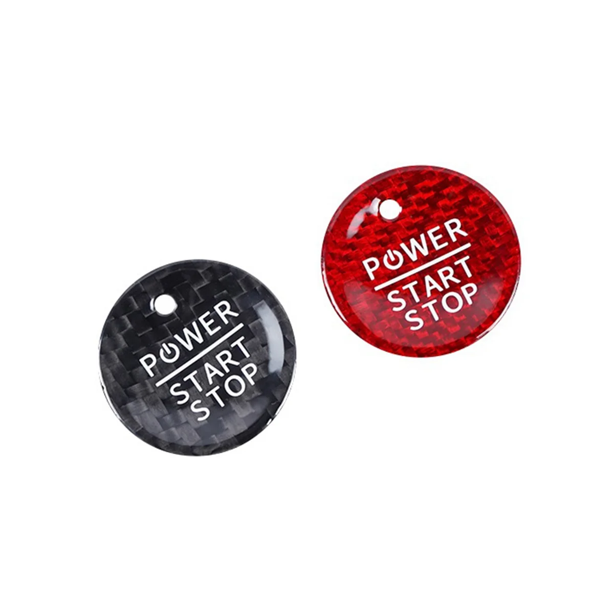 Автомобильная кнопка запуска и остановки двигателя настоящая наклейка из