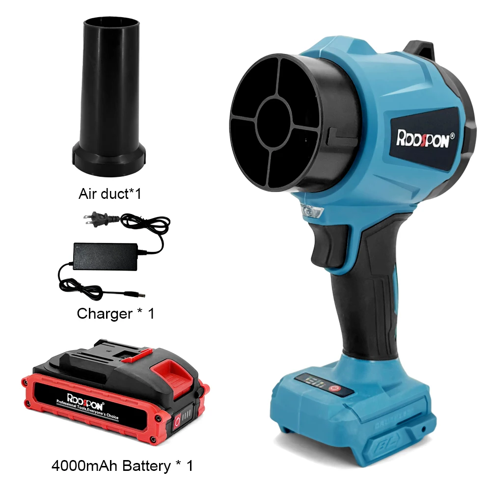 

Бесщеточный вентилятор мощностью 3000 Вт для фена с воздуховодом, мощная ручная турбина для удаления пыли и снега для 21700