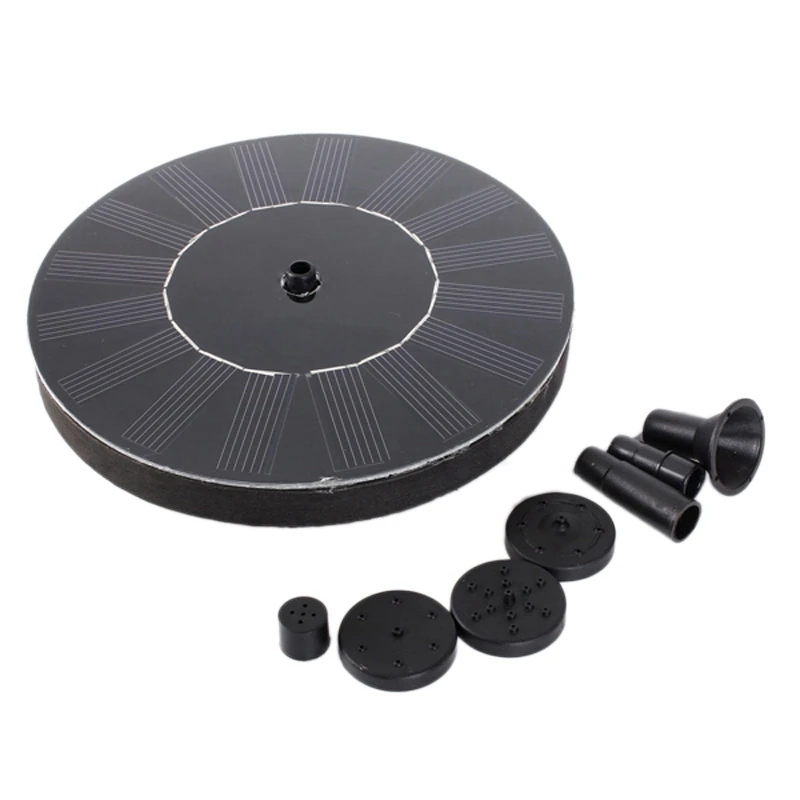 

Solar Fountain Pump 7In1 Nozzle Solar Powered Water Fountain Birdbath Floating Fountain For Garden Ponds Outdoor