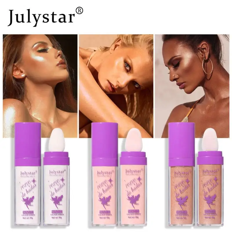 

Diamond High Light Pat Powder Body Brighten Natural Three-Dimensional Repairing Highlighter Blush Face Makeup Girls Cosmetics
