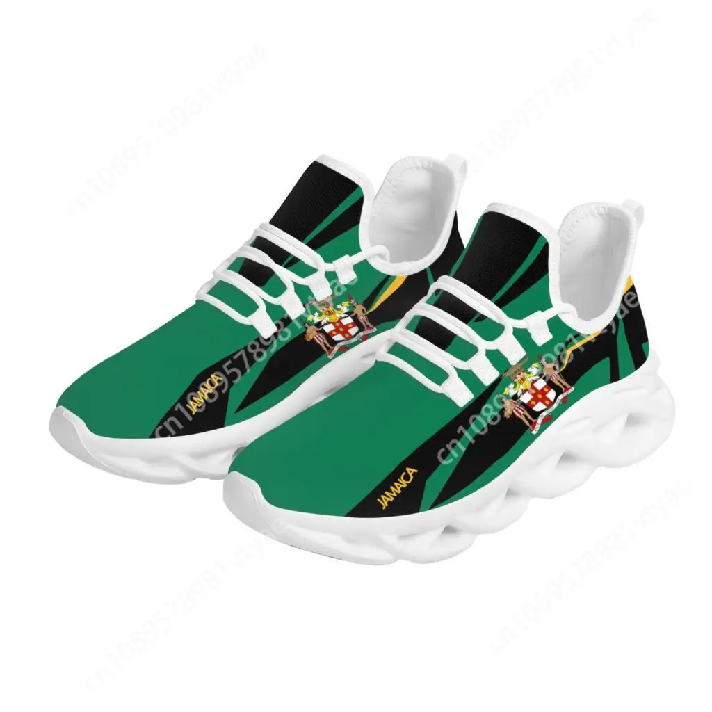 Кроссовки женские сетчатые удобная обувь для бега креативный дизайн с флагом