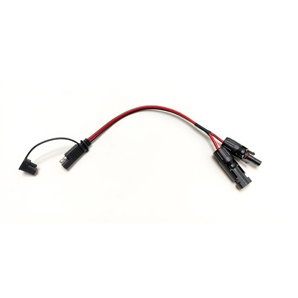

SAE-Pulg connector to PV MC 4 pulg solar power cable for charge wire battery 20cm long Outdoor mobile power charging