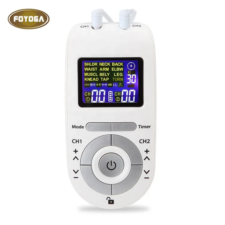 

tens unit + tens massager + ems with tens electrodes pads for eectrotherapy