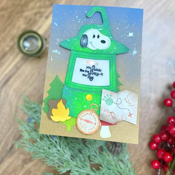 Новый фонарь палатка металлические штампы для DIY украшение скрапбукинга