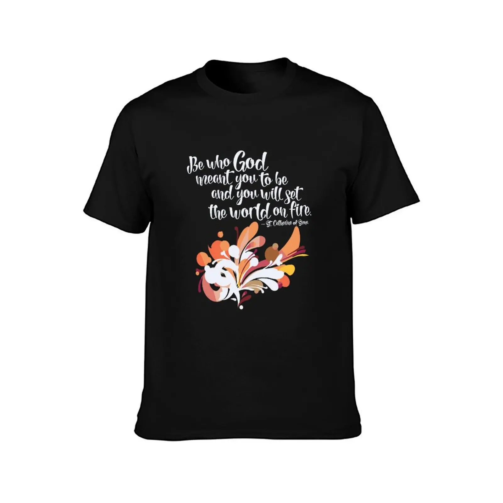 Мужская футболка The World On Fire St Catherine Of Siena