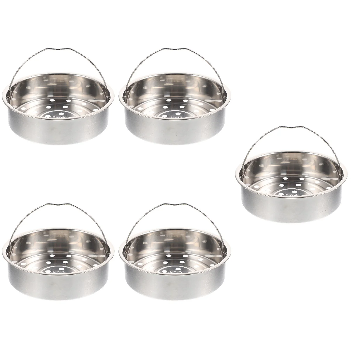 

5x Vegetable Steamer Steamer Rack Steamer Insert Steam Cooker Steam Basket Steaming Basket Steamer Pot for Steaming