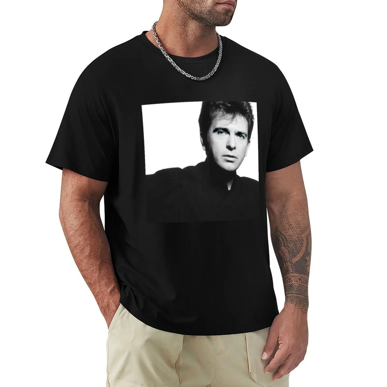 Peter Gabriel - So T-Shirt однотонные черные футболки оверсайз для мужчин