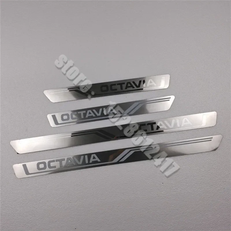 Автомобильные аксессуары для Skoda Octavia a7 a9 2015- 2020 Накладка на порог защитная