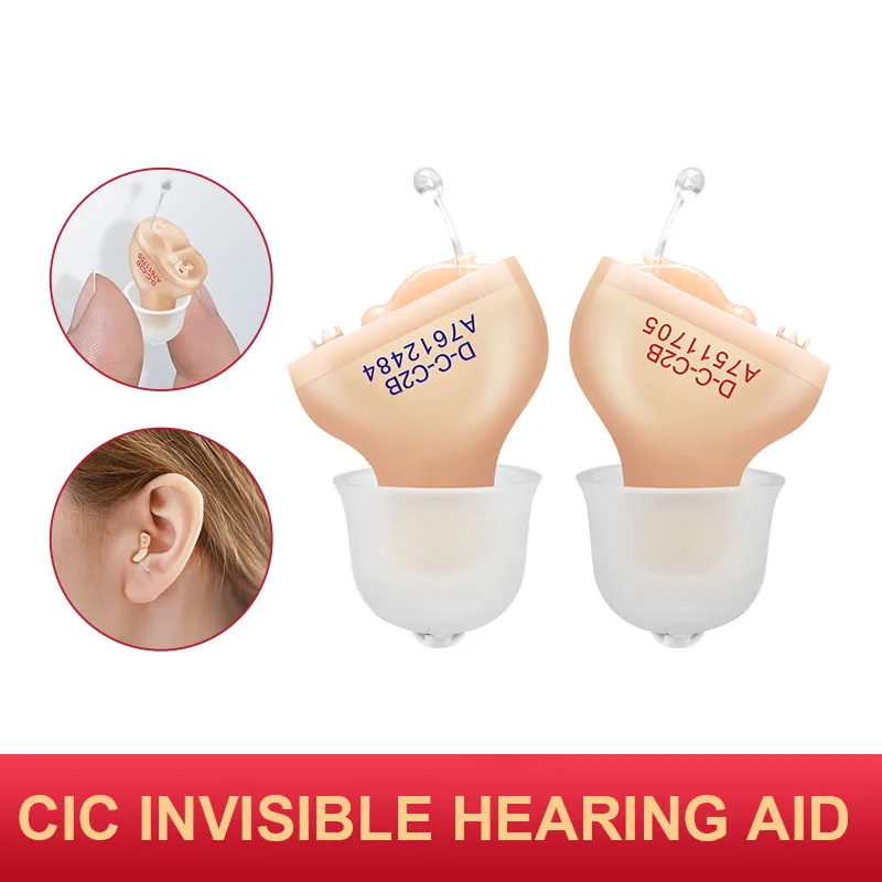 

Digital Hearing Aid Invisible Hearing Aids for Deafness Elderly Adjustable Micro Ear Aid Sound Amplifier audifonos para sordera