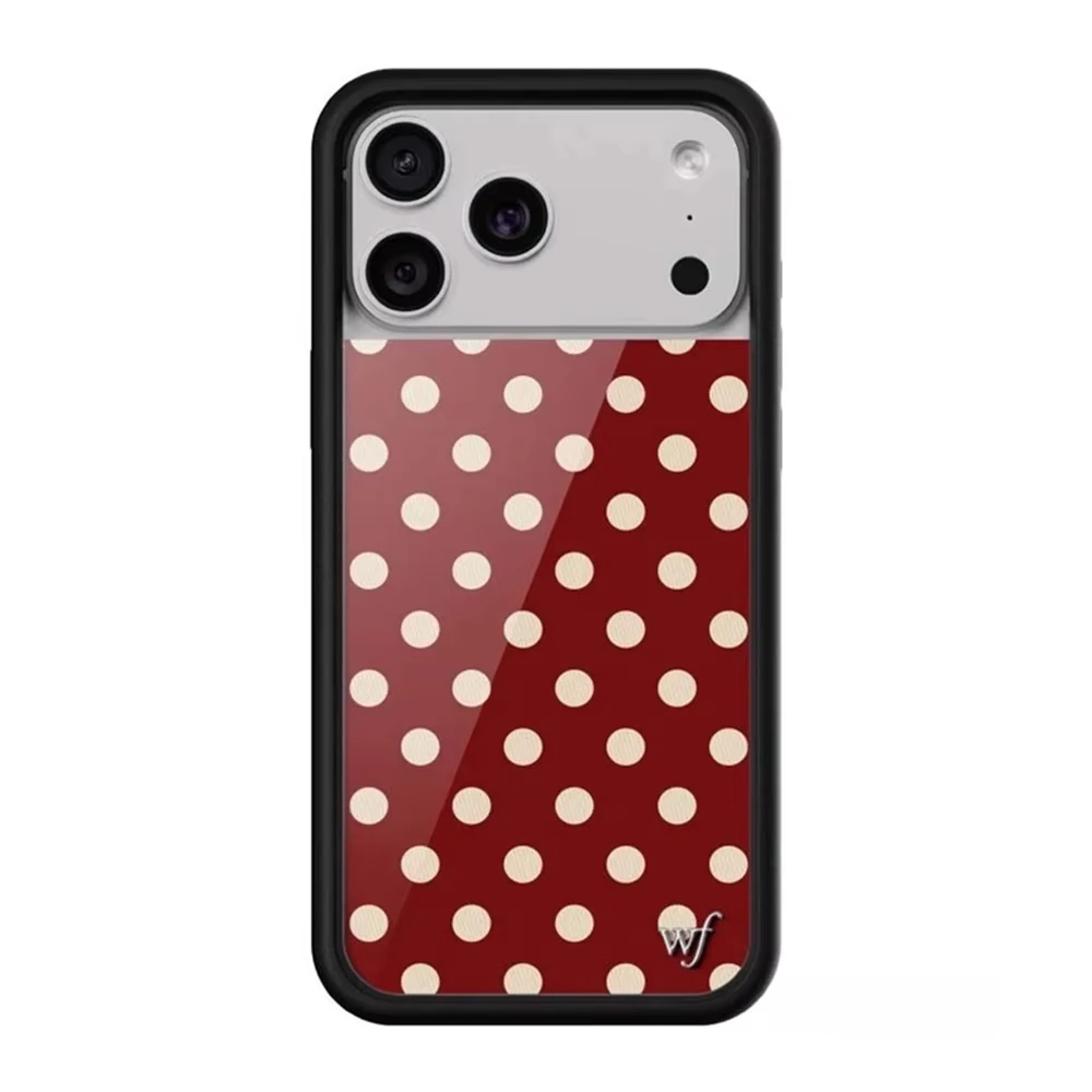Новый модный чехол Wildflower INS с горошком для iPhone 11 12 13 14 15 16 17 Pro Max 16 Plus, 3D-чехол с волнообразным узором, ударопрочный ﻿ (art.: 3920dadc7e89e) - 3920dadc7e89e