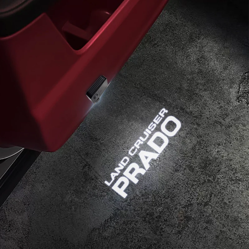 

1/2 шт. для Toyota Land Cruiser Prado Highlander GR Sport TRD автомобильный беспроводной проектор с логотипом для двери автомобиля