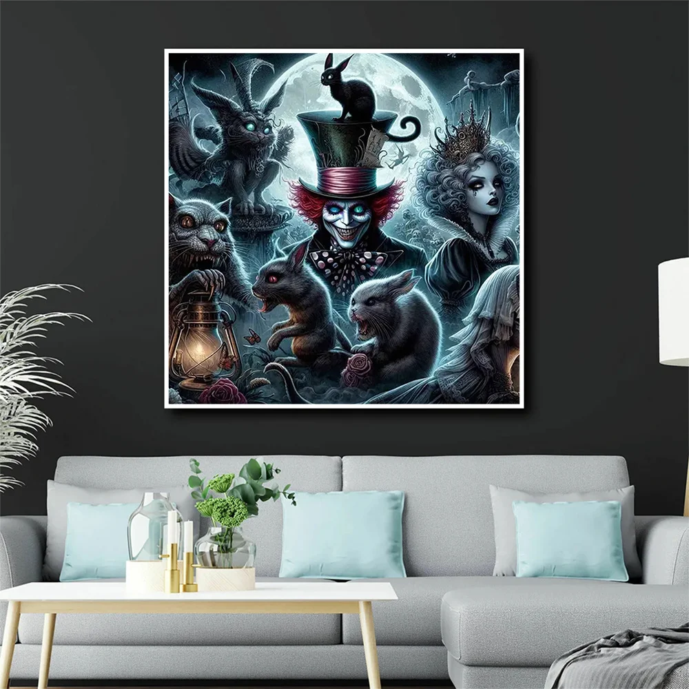 Disney Алиса В Стране Чудес 5D Комплект Алмазной Живописи Мультяшная Мозаика DIY