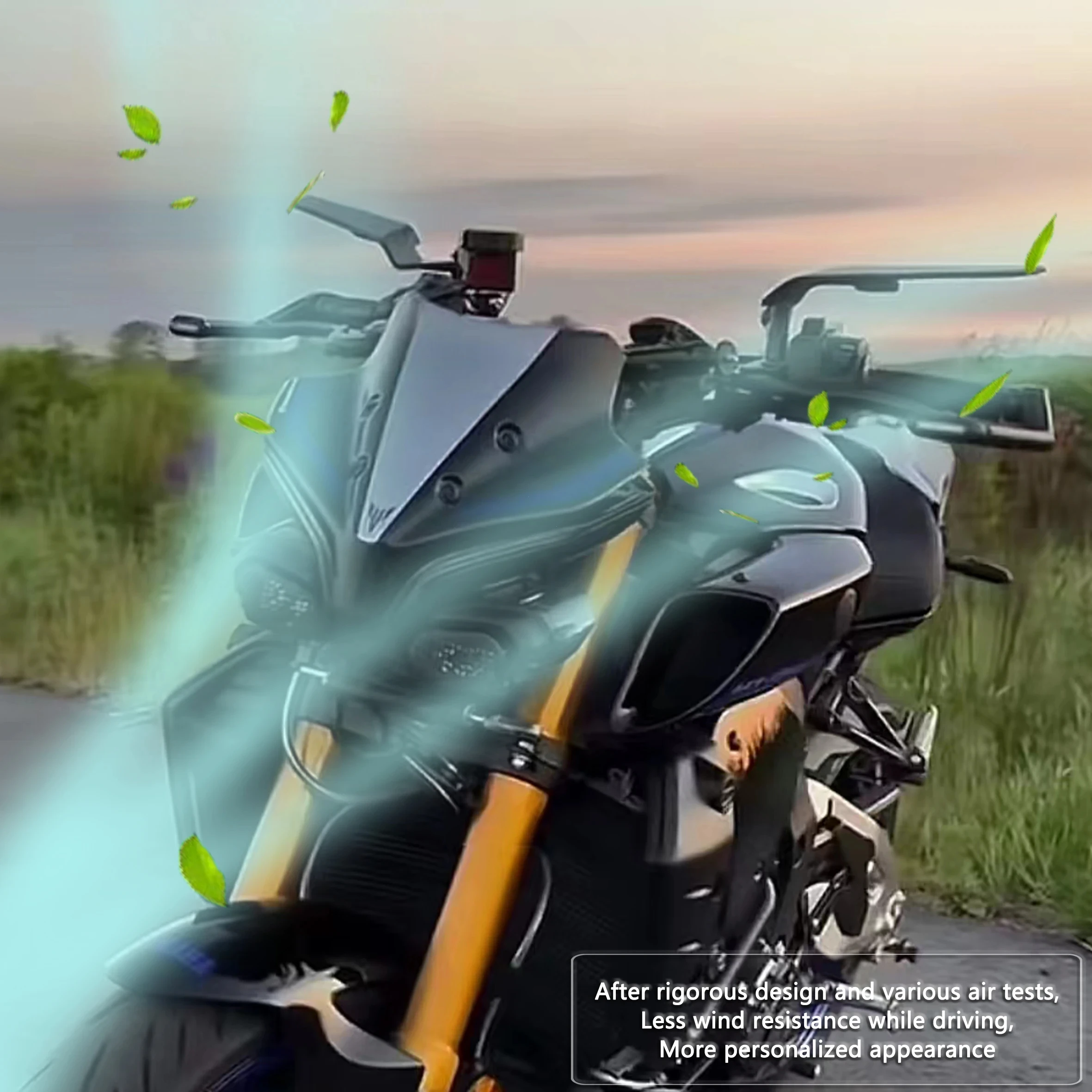 Подходит для Yamaha MT-10SP, модификация с передней решеткой и высоким ветровым стеклом, для моделей 2022-2025 годов. (art.: 3920d7dfad459) - 3920d7dfad459